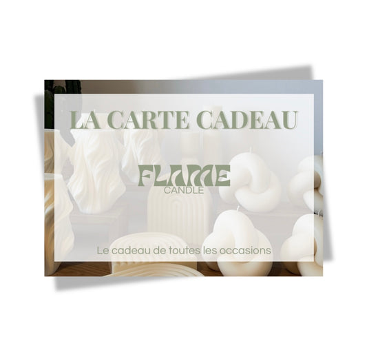 La Carte Cadeau FLAME CANDLE